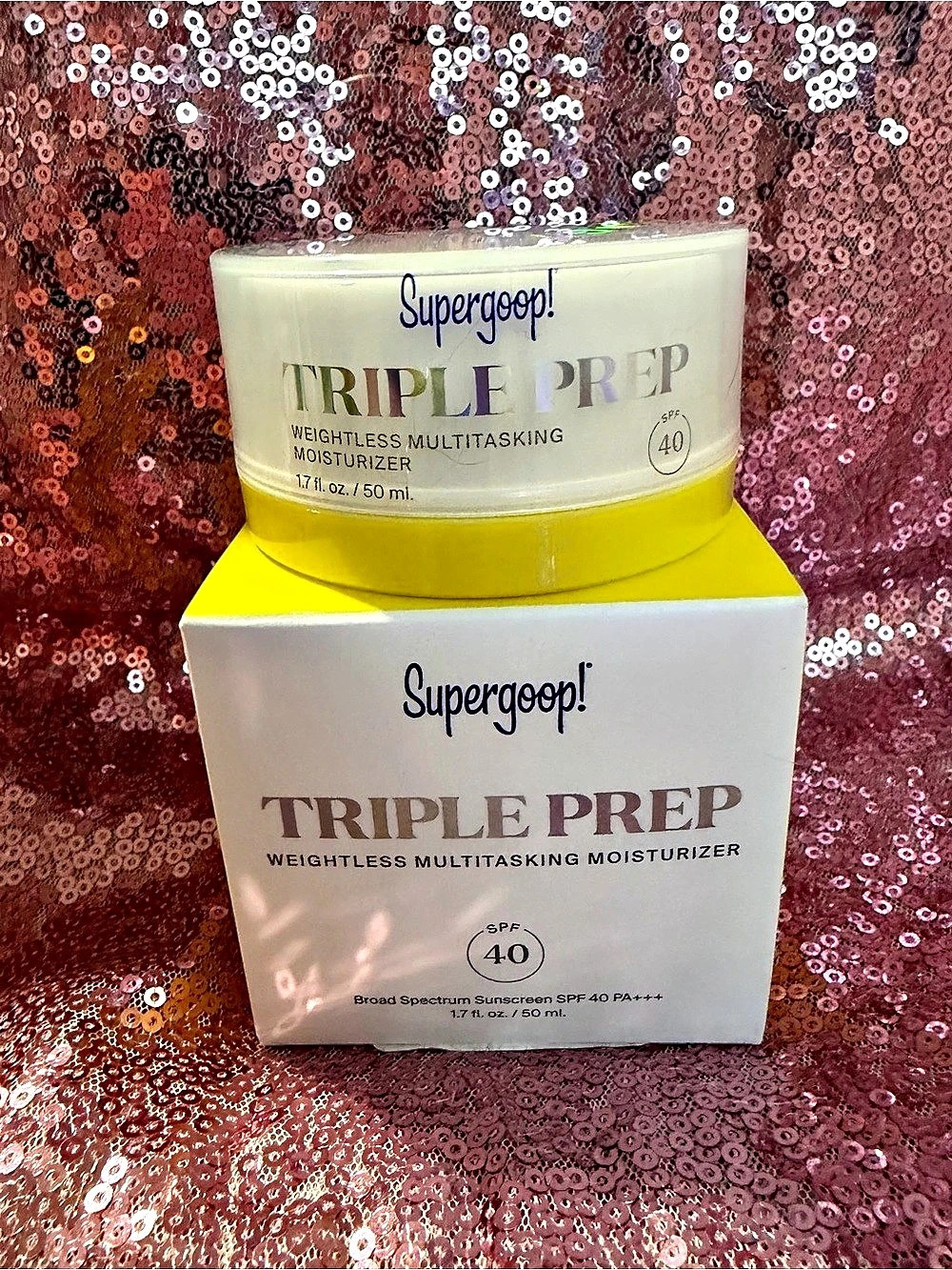Supergoop! Triple Prep Weightless Multitasking Moisturizer SPF 40!